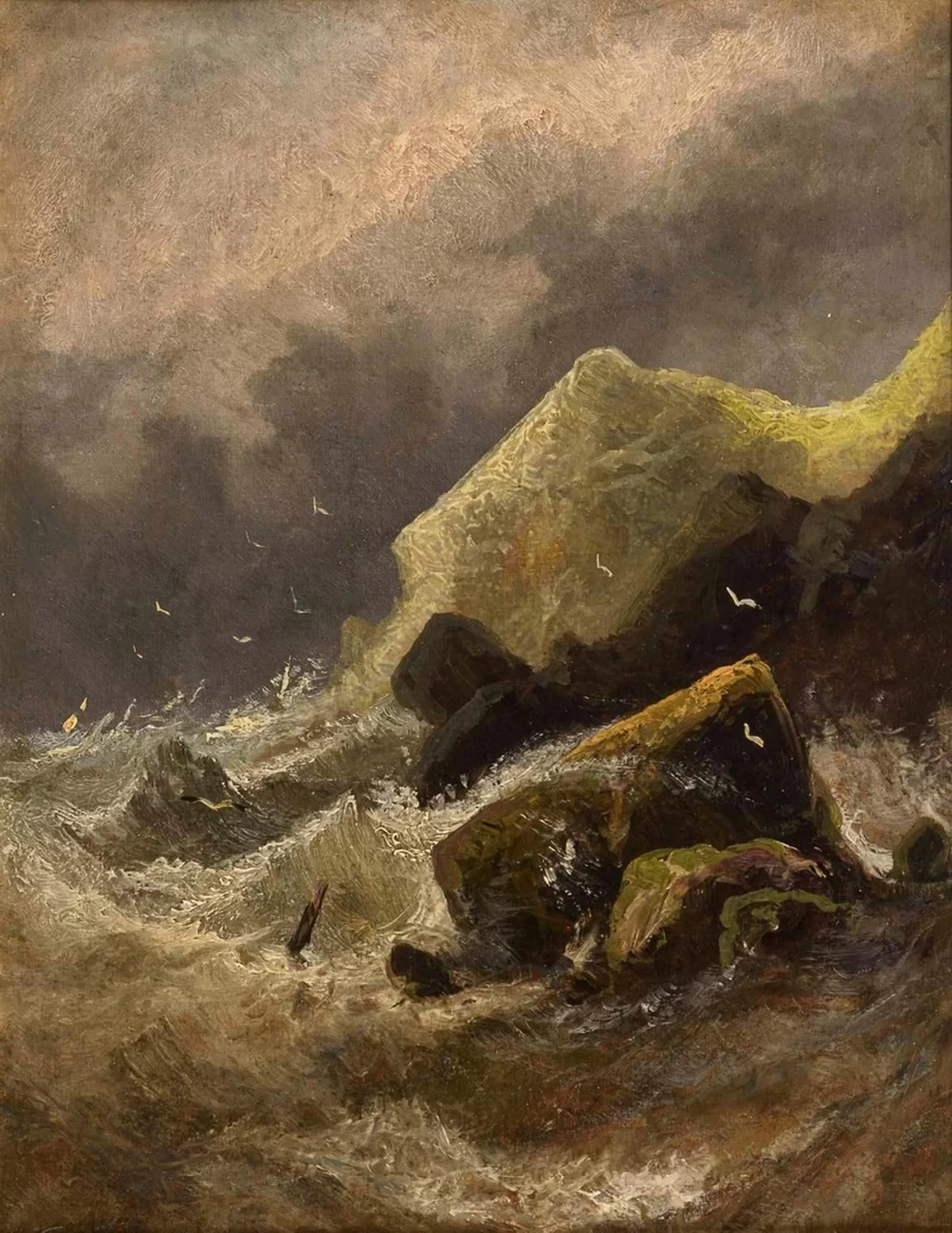 Costa tempestosa